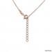 Silberdream SilberDream Halskette mit Anhänger Feder rose 44cm - 47cm 925er Silber SDK50544E Online Outlet