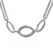 Silberdream SilberDream Kette Oval Zirkonia weiß 925er Silber 45cm Halskette SDK425W Riesige Ersparnisse