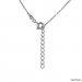 Silberdream SilberDream Halskette mit Anhänger Herzen 44cm - 47cm 925er Silber SDK50644J Bis zu 50% Rabatt