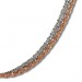 Silberdream SilberDream Collier Kette gedreht rose vergoldet und 925 Silber 45cm SDK23345T Kostenloser Versand international
