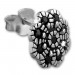Silberdream SilberDream Ohrstecker Blume Zirkonia schwarz 925er Silber Damen SDO8519S Online Shopping