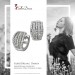 Silberdream SilberDream Creole Geflecht Zirkonia weiß 925 Sterling Silber Damen SDO4412W Cyber Monday