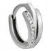 Silberdream SilberDream Creole Lines Zirkonia weiß matt 925 Sterling Silber Damen SDO4409W Osterangebot