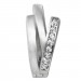 Silberdream SilberDream Creole Lines Zirkonia weiß matt 925 Sterling Silber Damen SDO4409W Osterangebot