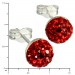 Silberdream SilberDream Ohrstecker Halbkugel rot 925er Glitzer Kristalle GSO217R Online Outlet