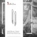 Silberdream SilberDream Glitzer Ohrhänger Stab Zirkonia weiß 925er Silber Ohrring GSO478W Exklusive Angebote