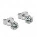 Silberdream SilberDream Ohrstecker 3er Set Zirkonia weiß 925 Silber Ohrring SDS813W Bestseller