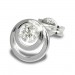 Silberdream SilberDream Ohrring Kreise Zirkonia weiß 925 Silber Ohrstecker SDO542W Saisonale Angebote