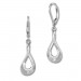 Silberdream SilberDream Ohrhänger Elegance Zirkonia weiß 925 Silber Ohrring SDO4284W Riesige Ersparnisse
