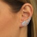 Silberdream SilberDream Ear Cuff Flügel Zirkonia Ohrringe Ohrklemme 925 Silber GSO410W Kostenlose Rückgabe