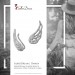Silberdream SilberDream Ear Cuff Flügel Zirkonia Ohrringe Ohrklemme 925 Silber GSO410W Kostenlose Rückgabe
