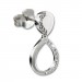 Silberdream SilberDream Glitzer Ohrstecker Tropfen Zirkonia 925 Silber Ohrring GSO505W Nur für heute