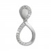 Silberdream SilberDream Glitzer Ohrstecker Tropfen Zirkonia 925 Silber Ohrring GSO505W Nur für heute