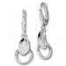 Silberdream SilberDream Ohrring Blättchen 925er Silber Ohrhänger SDO549 zollfrei