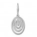 Silberdream SilberDream Ohrhänger Oval Zirkonia weiß 925 Silber Ohrring SDO364S im Angebot