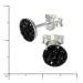 Silberdream SilberDream Ohrring Rund schwarz 925er Silber Ohrstecker GSO252S Schlussverkauf