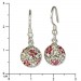Silberdream SilberDream Glitzer Ohrringe 925 Zirkonias Blume pink GSO301 Günstiger Verkauf