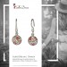 Silberdream SilberDream Glitzer Ohrringe 925 Zirkonias Blume pink GSO301 Günstiger Verkauf