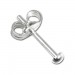Silberdream SilberDream mini-Ohrstecker Halbkugel 2,5mm Silber 925 Ohrring SDO5552 Meist gekauft