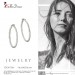 Silberdream SilberDream Creole Diamantschliff 6cm 925 Sterling Silber Damen Ohrring SDO67366 Kostenloser Versand