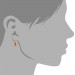 Silberdream SilberDream Creole rose vergoldet Ohrring 925 Sterling Silber Schmuck SDO0017E Sonderangebot