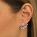Silberdream SilberDream Ohrstecker Dangle Ear Cuff Zirkonia weiß 925 Silber Ohrringe GSO438W Flash Sale