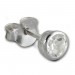 Silberdream SilberDream Ohrstecker Zirkonia Rund 4mm weiß 925 Silber SDO8508W Exklusivangebot