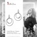 Silberdream SilberDream Ohrhänger Doppelringe 925 Sterling Silber Damen Ohrringe SDO6700J Muttertagsangebot
