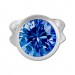 Silberdream SilberDream Ohrring Zirkonia blau 5mm 925 Silber Ohrstecker SDO5535B Valentinstagsangebot