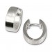 Silberdream SilberDream Creole oval matt 925 Sterling Silber Ohrring SDO306