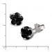 Silberdream SilberDream Ohrringe Blume 6mm Zirkonia schwarz Silber Ohrstecker SDO736S Neueste Mode
