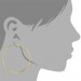 Silberdream GoldDream Creole Simply 50mm Ohrring 333 Gelbgold Echtschmuck GDO0005Y Exklusive Angebote
