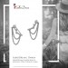 Silberdream SilberDream Ear Cuff Herz Kettchen Zirkonia Ohrring Ohrklemme 925 Silber GSO454W Blitzangebot
