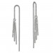 Silberdream SilberDream Ohrringe Durchzieher Venezianerkette 925er Silber SDO5653