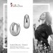 Silberdream SilberDream Creole Glanz oval 925 Sterling Silber Ohrring SDO390S Kauf eins, bekomm eins gratis