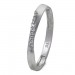 Silberdream GoldDream Gold Ring Gr.56 Swing Zirkonia weiß 333er Weißgold GDR523J56