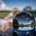 Silberdream GoldDream Gold Ring Welle Zirkonia weiß Gr.58 333er Rosegold GDR501E58 Fabrikverkauf