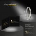 Silberdream GoldDream Gold Ring Gr.58 Line Zirkonia weiß 333er Weißgold GDR524J58 Sonderangebot