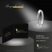Silberdream GoldDream Gold Ring Gr.54 Swing Zirkonia weiß 333er Weißgold GDR523J54 Versandkostenfrei