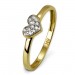 Silberdream GoldDream Gold Ring Herz Zirkonia weiß Gr.54 333er Gelbgold GDR503Y54