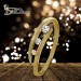 Silberdream GoldDream Gold Ring Gr.54 3er Zirkonia weiß 333er Gelbgold GDR529Y54 Weihnachtsangebot