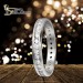 Silberdream GoldDream Gold Ring Gr.54 Zirkonia weiß 333er Weißgold GDR520J54 Valentinstagsangebot