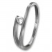 Silberdream GoldDream Gold Ring New Zirkonia Gr.56 333er Weißgold GDR528J56