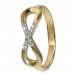 Silberdream GoldDream Gold Ring Infinity Gr.58 Zirkonia 333er Gelbgold GDR519Y58