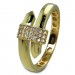Silberdream GoldDream Gold Ring Glamour Gr.54 Zirkonia weiß 333er Gelbgold GDR546Y54 Tägliche Deals