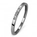 Silberdream GoldDream Gold Ring Zirkonia weiß Gr.54 333er Weißgold GDR502J54