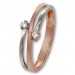 Silberdream GoldDream Gold Ring Boho zweifarbig Zirkonia Gr.60 333er Rosegold GDR532E60 Begrenzt auf 3 Tage