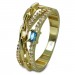 Silberdream GoldDream Gold Ring Glamour Gr.54 Zirkonia weiß 333er Gelbgold GDR542Y54