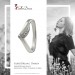 Silberdream SilberDream Ring Wave Zirkonia weiß Gr.62 aus 925er Silber SDR421W62 Sonderangebot