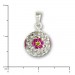 Silberdream SilberDream Glitzer Anhänger 925 Zirkonias Blume GSH301 Weihnachtsangebot